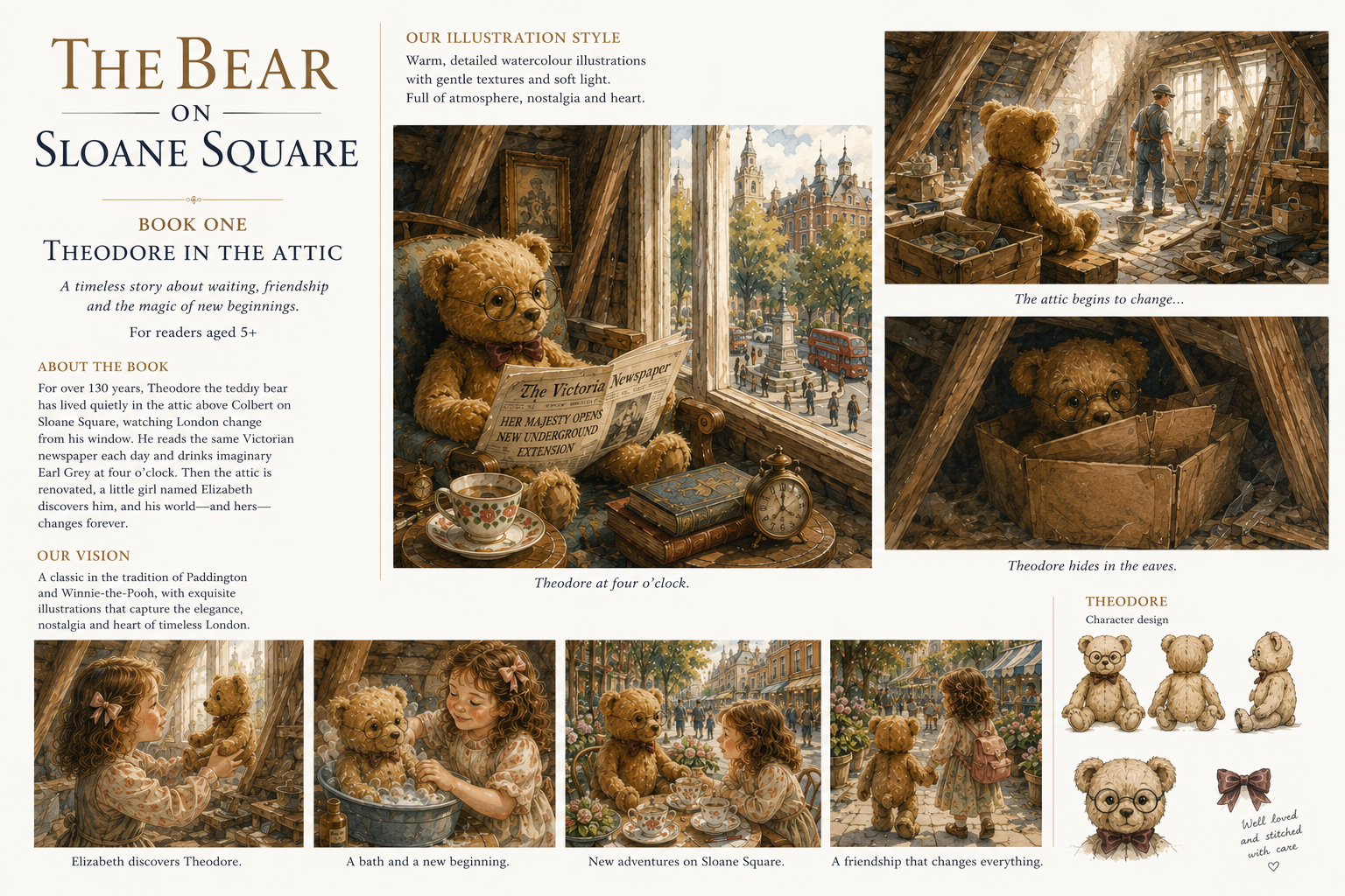 The Bear on Sloane Square book concept art