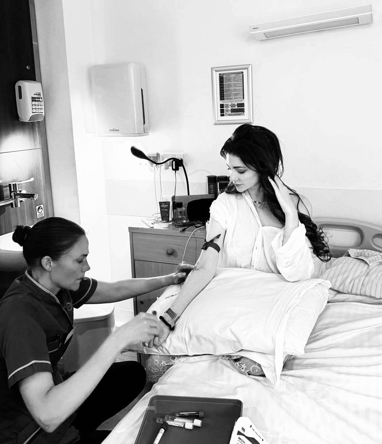 Elle in hospital