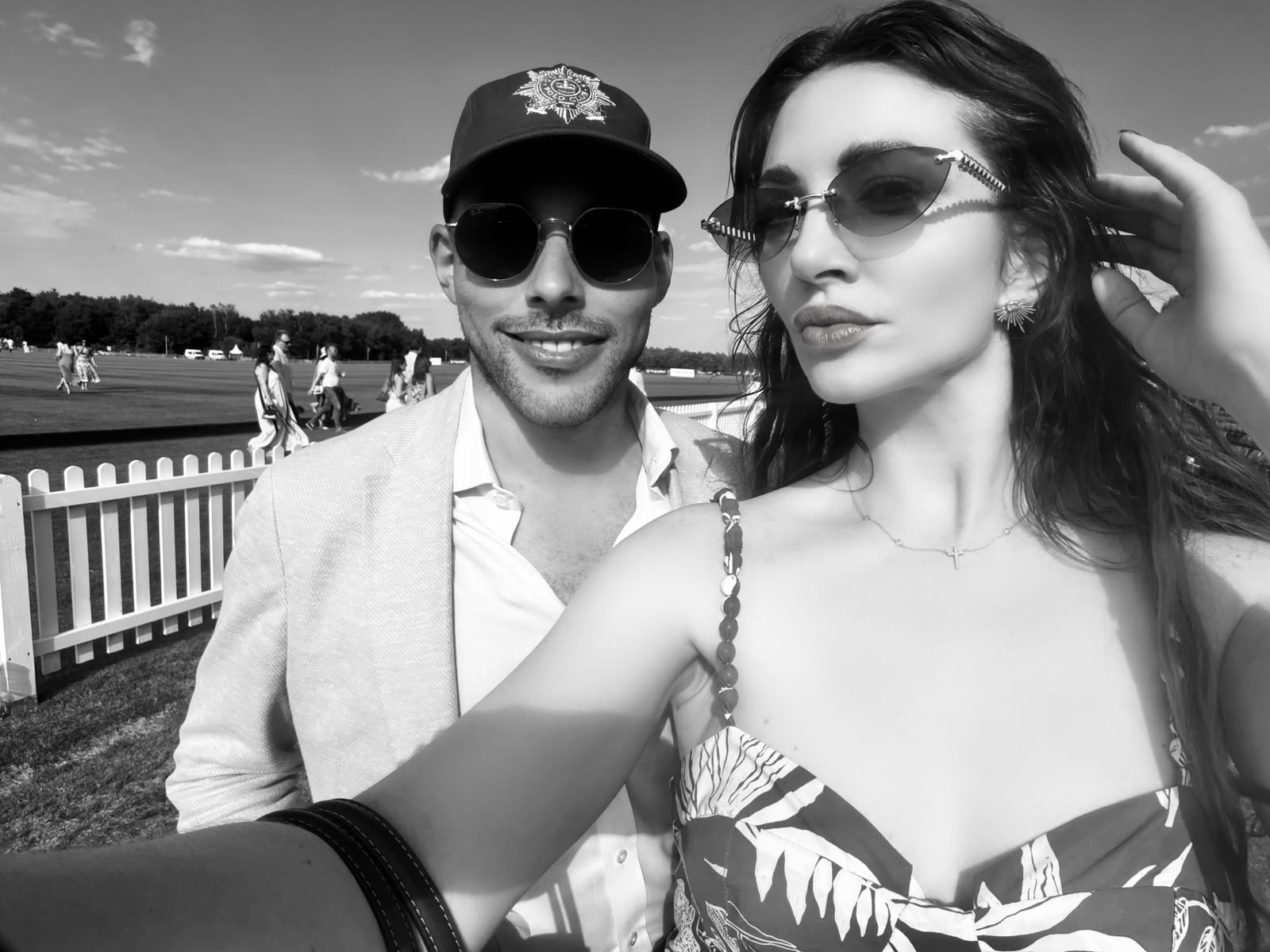 Elle at the polo